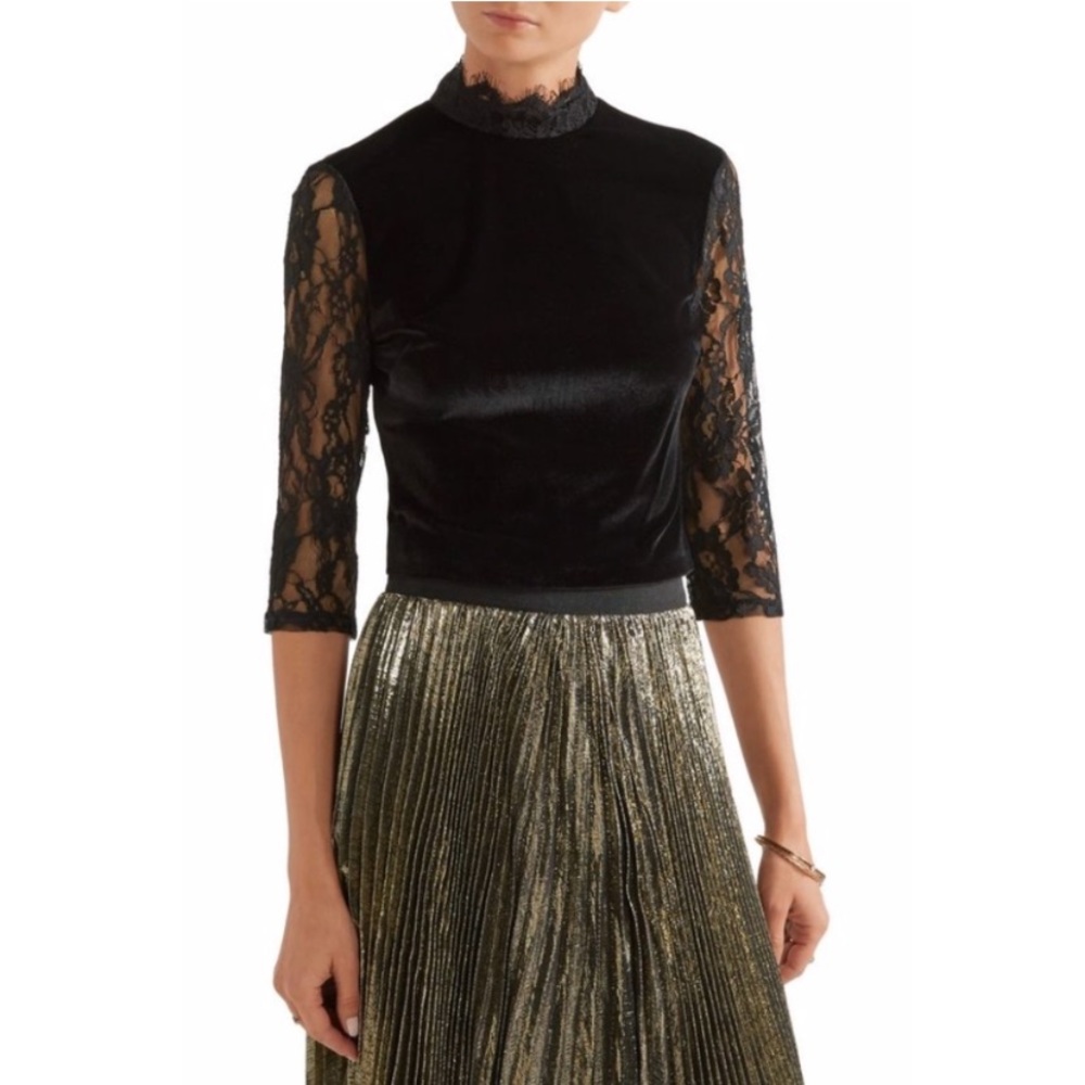 Alice+Olivia Jenny Crop Top